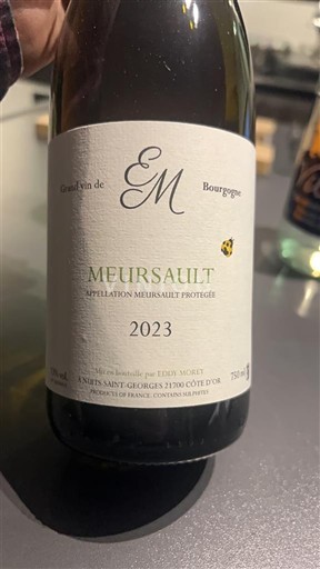 Bourgogne Meursault EM (Élevé et mis en bouteille par Eddy Michet) 2023