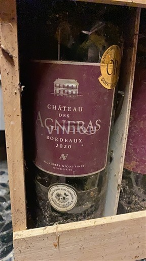 Bordeaux Château S Agneras 2020