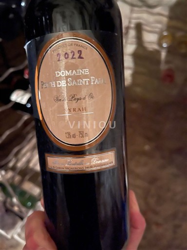 Languedoc a Roussillon Pays d'Oc Domaine Pech de Saint Paul 2022