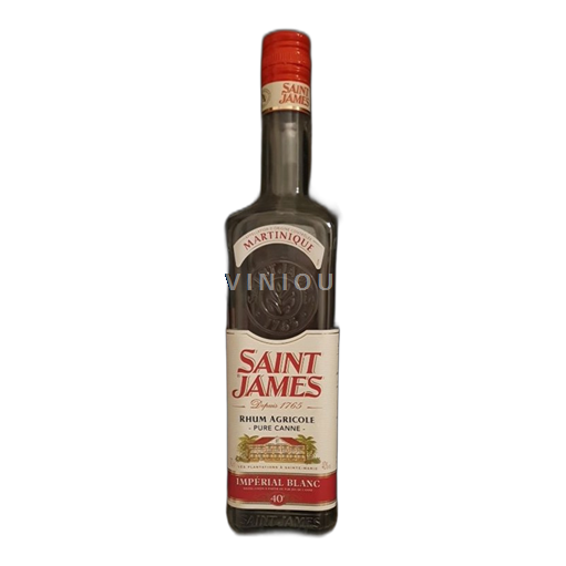 Rum White Saint James  Impérial Blanc  Martinique Sainte-Marie