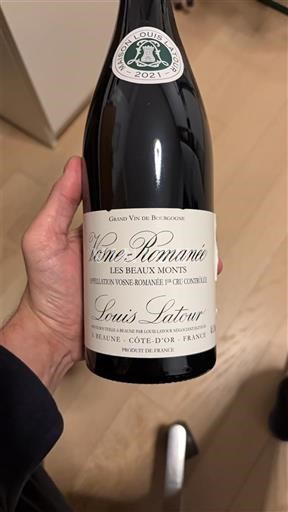 Borgogna Vosne-Romanée Premier Cru Louis Latour Les Beaux Monts 2021