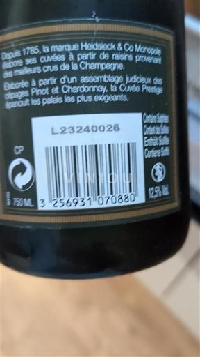 Champagne Heidsieck & Co Monopole Prestige Ikke årgangsbestemt