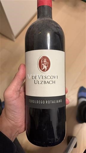 Trentino-Alto Adige Teroldego Rotaliano. De Vescovi Ulzbach 2006