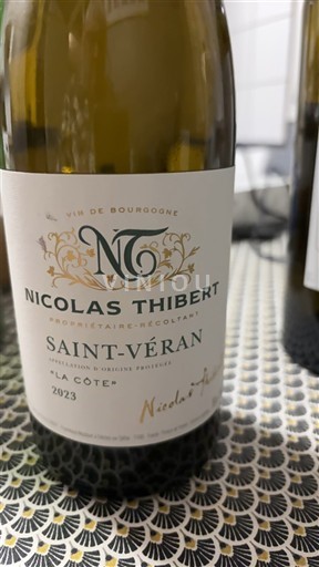 Burgund Saint-Véran Nicolas Thibert La Côte 2023