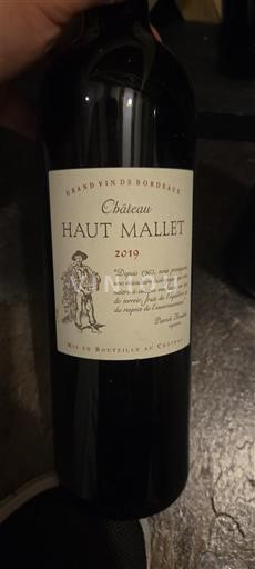 Bordeaux Château Haut Mallet 2019