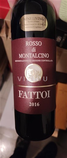 Toscana Rosso de Montalcino Fattoi 2016