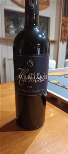 Bordeaux Saint-Émilion Grand Cru Grand Cru Château Harmonie 2018