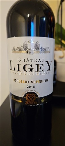 Bordeaux Bordeaux Supérieur Château Ligey 2018