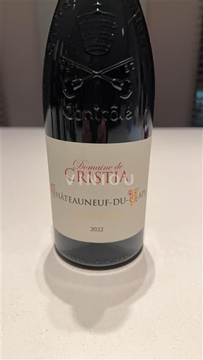 Thung lũng Rhône Châteauneuf-du-pape Domaine Cristia 2022