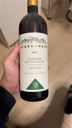 Trentino-Sydtyrol Nieder Mayr Gewurtztraminer Lage Doss 1996