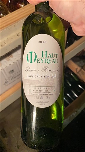Bordeaux Haut Meyreau Premiers Bourgeons 2016