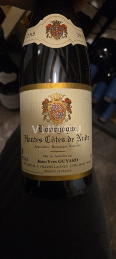 Бургундія Не вказано Jean-Yves Guyard 2018