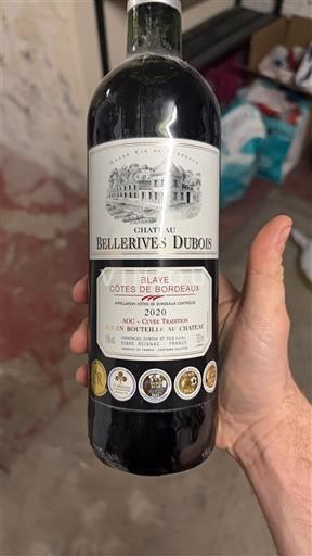 Bordeaux Blaye-côtes-de-bordeaux Château Bellerives Dubois 2020