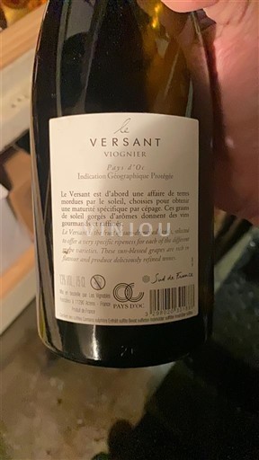 Languedoc e Roussillon Pays d'oc Les Vignobles Foncalieu Le Versant 2016