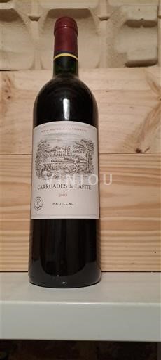 Bordeaux Pauillac Carruades de Lafite Rothschild Carruades de Lafite 2003