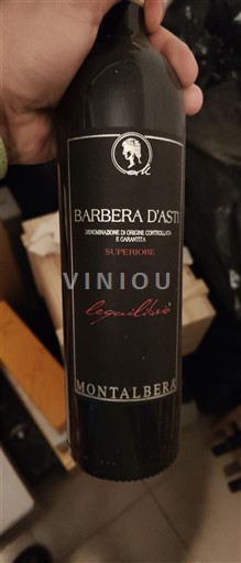 Piémont Barbera d'Asti Montalbera Equilibrio 2018