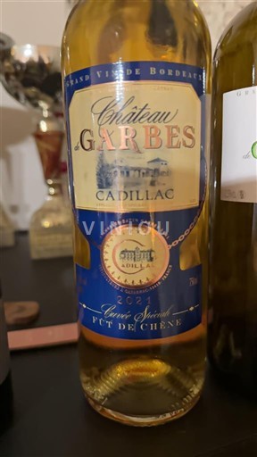 Bordeaux Cadillac Château Garbes Grand Sélection Fût de Chêne 2021