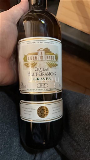 Бордо Ґрав. Château Haut-Gramons 2012