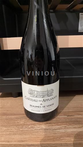 Vallée du Rhône Beaumes de Venise Château S Applanats 2023