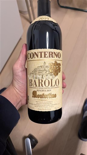 Piemont Barolo Conterno Monfortino Riserva 2019