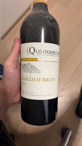 Campania Wines Greco di Tufo Quintodecimo Giallo d'Arles 2018