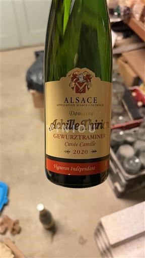 Ельзас Domaine Achille Thirion Camille 2020