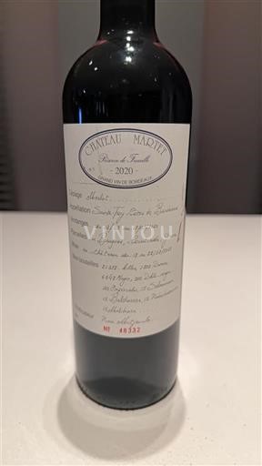 Bordeaux Saint-Émilion Grand Cru Grand Cru Château Marzelle Réserve de Famille 2020