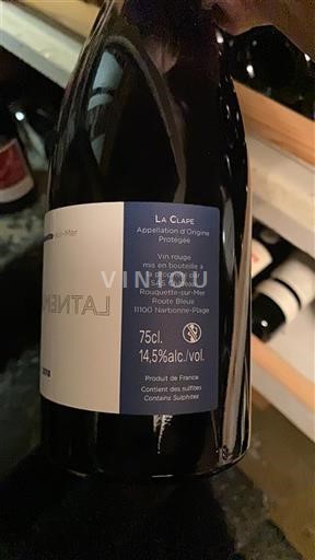 Languedoc La Clape Château Rouquette sur Mer L’expérimental 2018