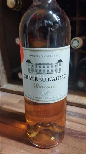 Bordeaux Barsac Château Nairac 2010