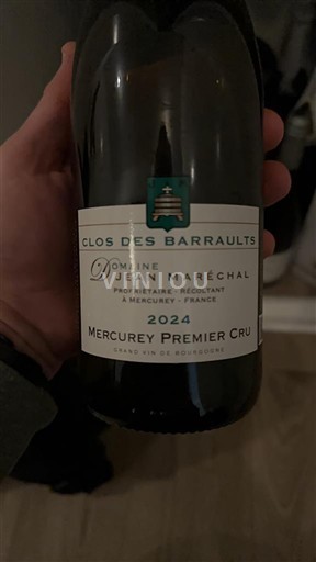 Borgogna Mercurey Premier Cru Domaine Jean Maréchal Clos des Barraults 2024