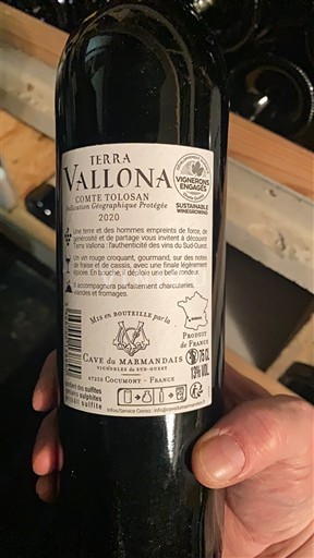 Sudoeste Comté tolosano Cave du Marmandais Terra Vallona 2020