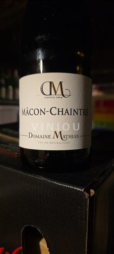 Borgoña Mâcon y Mâcon-villages Domaine Mathias Sin añada