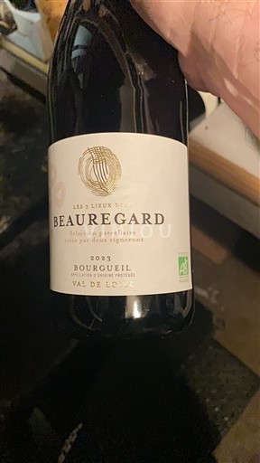 Dolina Loare Bourgueil Les 3 Lieux-Dits Beauregard 2023