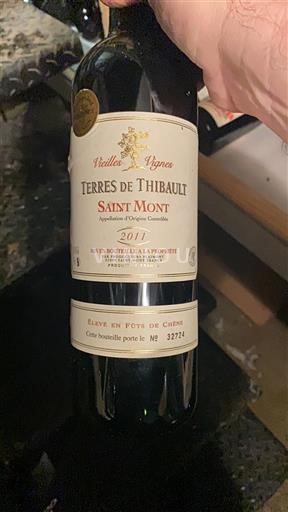 Sydvestfrankrig Saint-Mont Terres de Thibault Vieilles Vignes 2011