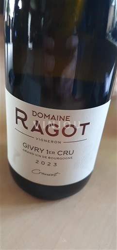 Bourgondië Givry Premier Cru Domaine Ragot 2023