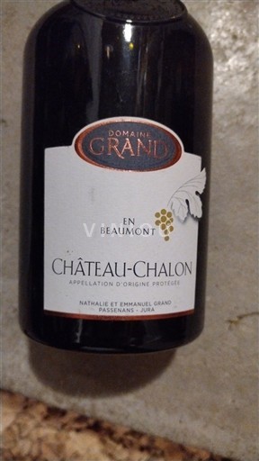 Jura Château-chalon Domaine Grand En Beaumont Ikke årgangsbestemt