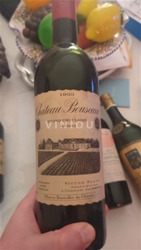 Bordeaux Graves Château Bouscaut 1982