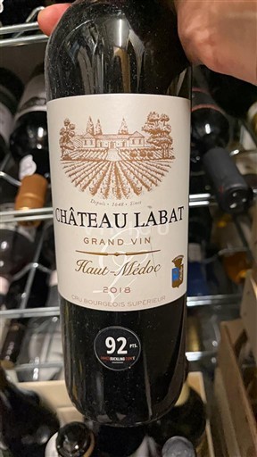Bordeaux Haut-Médoc Château Labat Grand Vin 2018