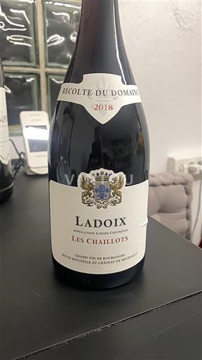 Bourgogne Ladoix Château Meursault Les Chaillots 2018