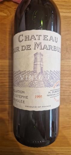 Bordeaux Saint-Estèphe Château Tour de Marbuzet 1995