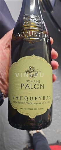 Vallée du Rhône Vacqueyras Domaine Palon 2019
