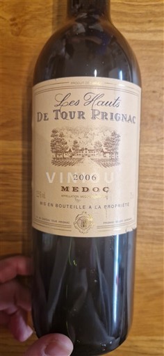 Bordeaux Médoc Les Hauts de Tour Prignac 2006