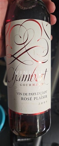 Jugozahod Ni doloceno Lambert Gourmand Rosé Plaisir 2009