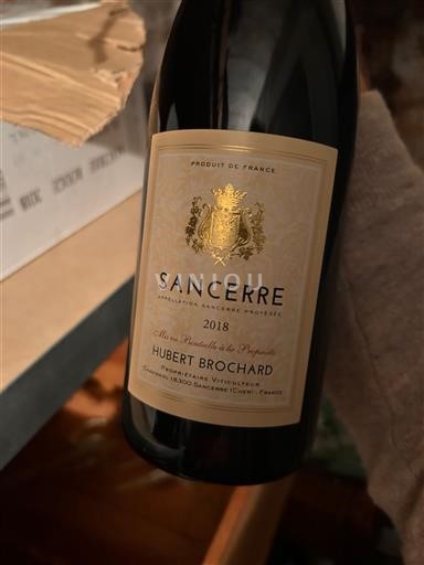 Valle della Loira Sancerre Hubert Brochard 2018