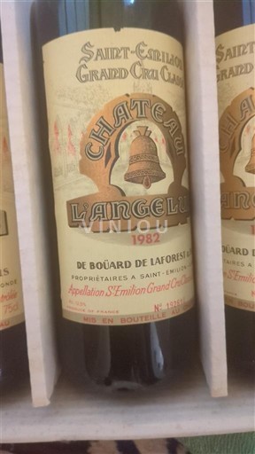 Bordeaux Saint-Émilion Grand Cru Grand Cru Château L'Angelus 1982