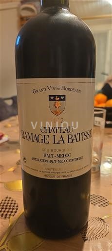 Bordeaux Haut-Médoc Château Ramage La Batisse 2002