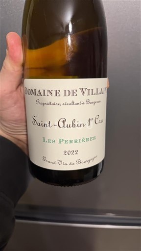 Borgonha Saint-Aubin Premier Cru Domaine Villaine Les Perrières 2022