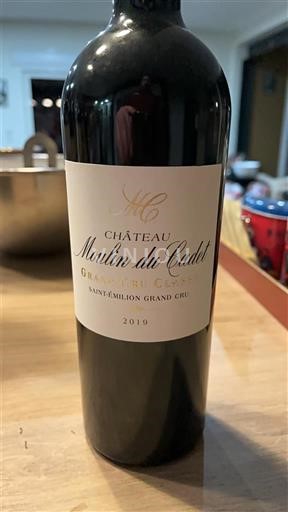 Bordeaux Saint-Émilion Grand Cru Grand Cru Château Moulin du Cadet 2019