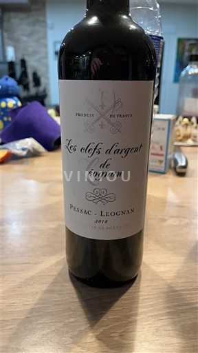 Bordeaux Pessac-Léognan Les clefs d'argent 2018