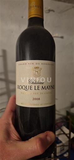 Bordeaux Château Roque Le Mayne Élevé en fût de chêne 2008